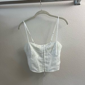 PacSun LA Hearts corset top